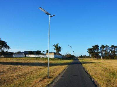 Road project solar led street light