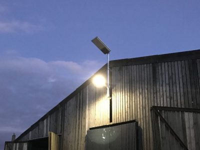 Road project solar led street light