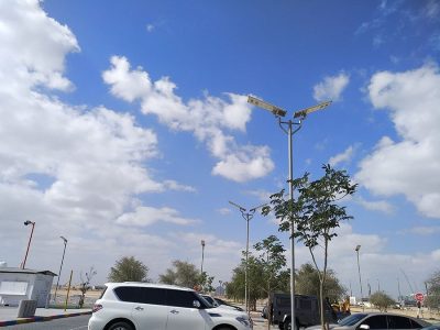 projet d'éclairage solaire extérieur en uae