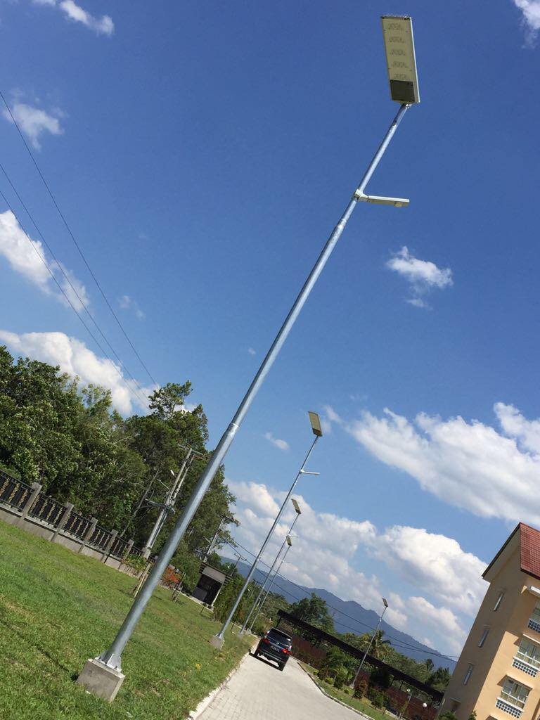 solar led street light project