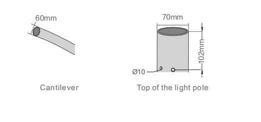 integrated solar street light installation