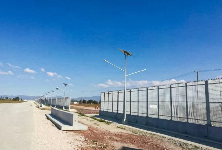All in one solar street lighting project